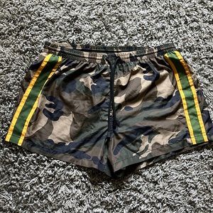 Zara Camo Swim Shorts